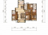 衡水保利拉菲公馆170㎡四室二厅三卫户型图